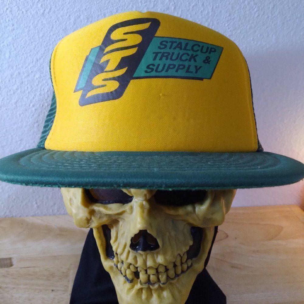 Deadstock Vintage Stalcup Truck & Supply STS Snap Back Trucker Hat